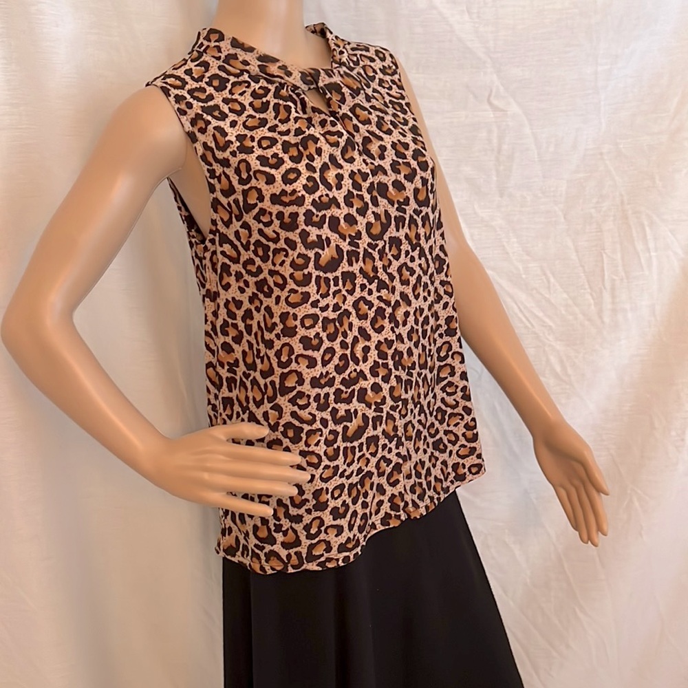 Pull on animal print top